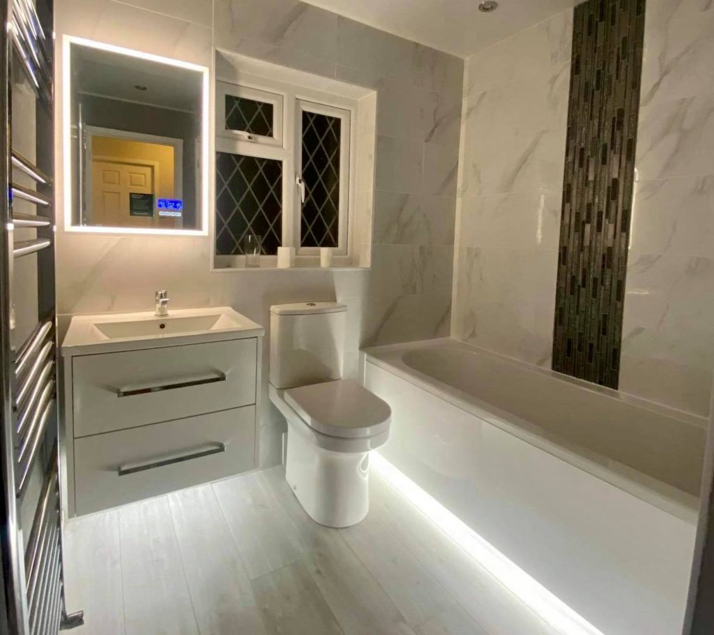 Professional bathroom fitters North Wales and Flintshire, Denbighshire